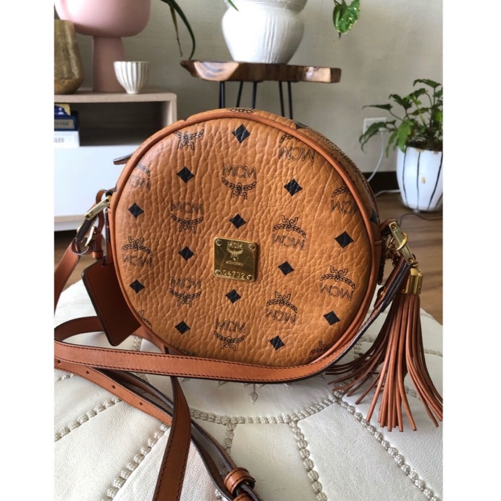 MCM Heritage Tambourine Bag